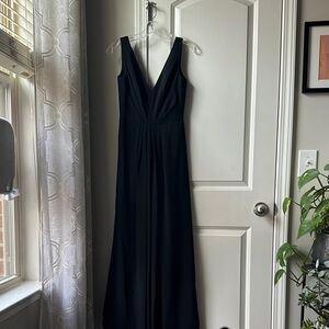 Social Bridesmaids Black Maxi Dress